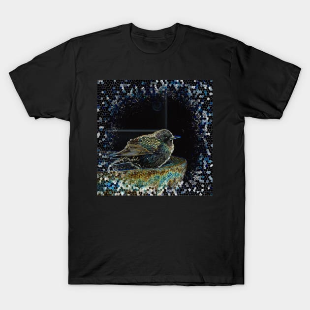 Starling Abstract by Debra Martz T-Shirt by Debra Martz